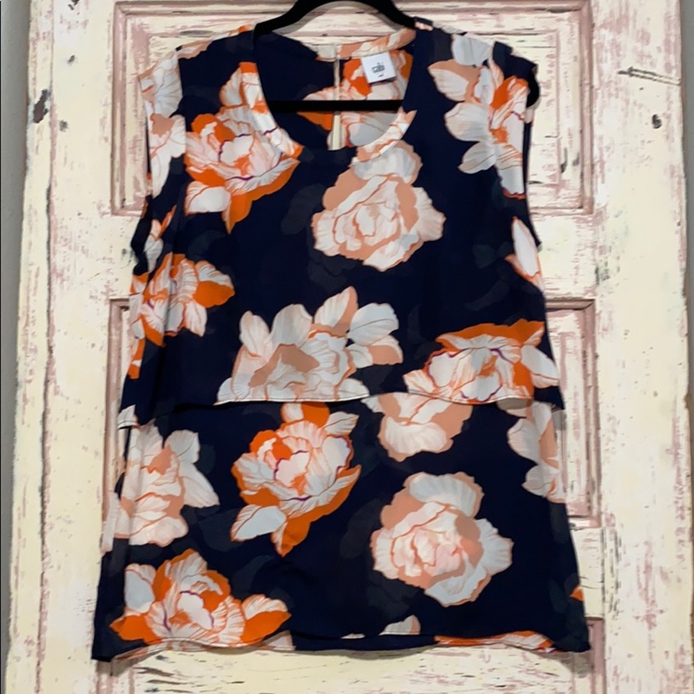 Cabi Layered Peony Blouse